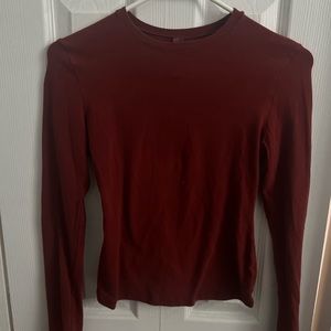 Skims cotton jersey long sleeve tee